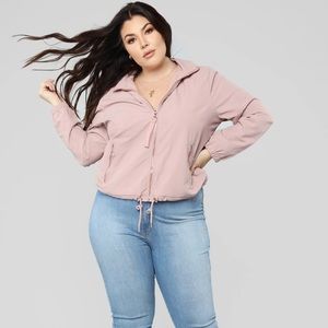 BRAND NEW!!! Fashion Nova Very Good Advice Jacket - Mauve Size XL